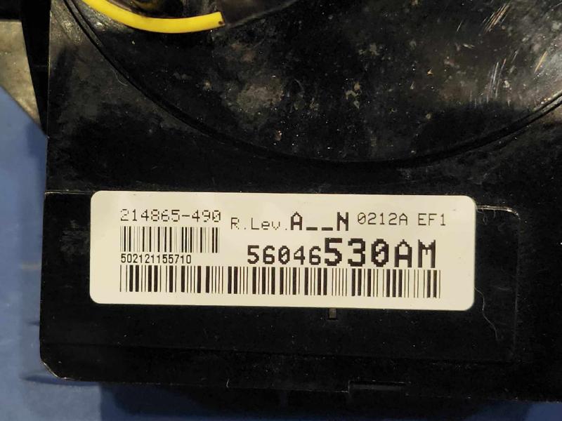 2012 Jeep Compass Clockspring (Srs)