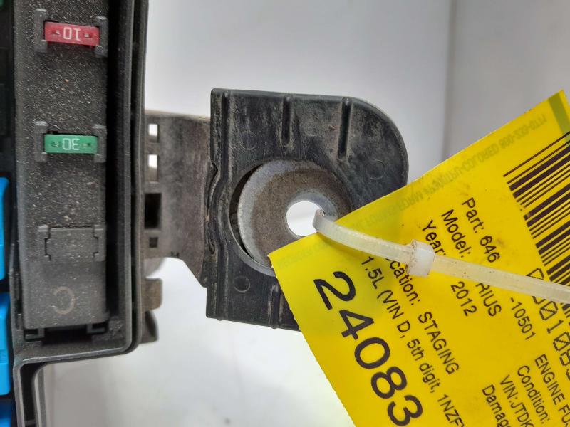 2012 Toyota Prius C 1.5L Engine Fuse Box Relay Junction Block OEM 8263152050