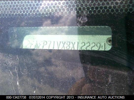 2008 Ford Crown Victoria Chassis Brain Box