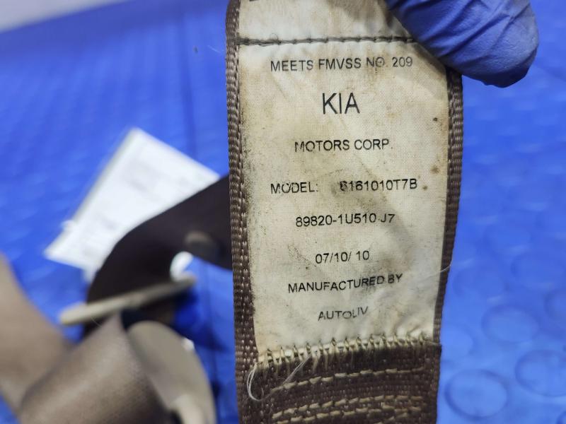 2011 Kia Sorento Rear Seat Belt