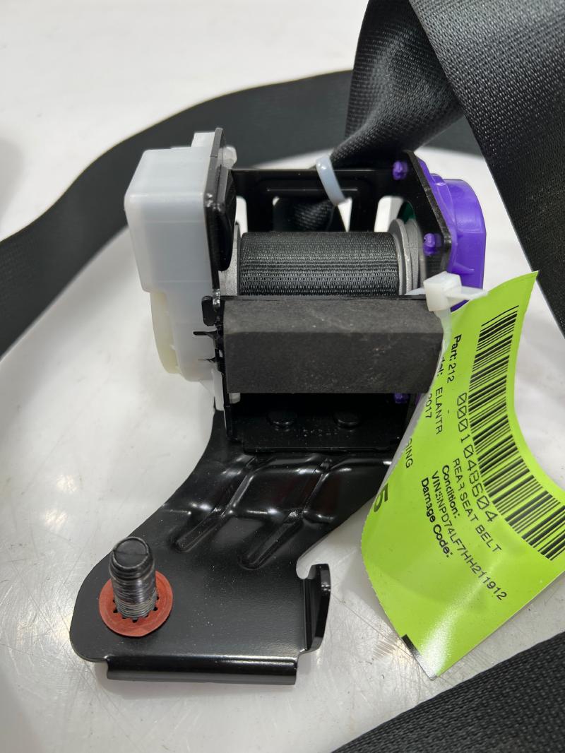 2017 Hyundai Elantra Rear Seat Belt