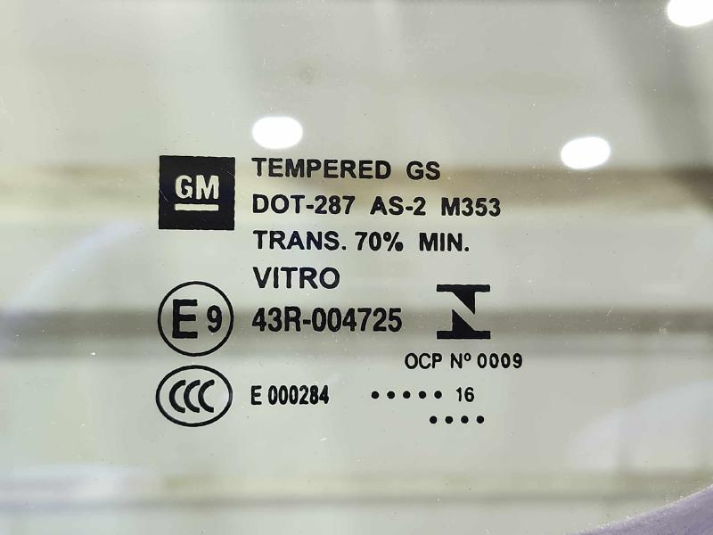 2016 Chevrolet Trax Rear Door