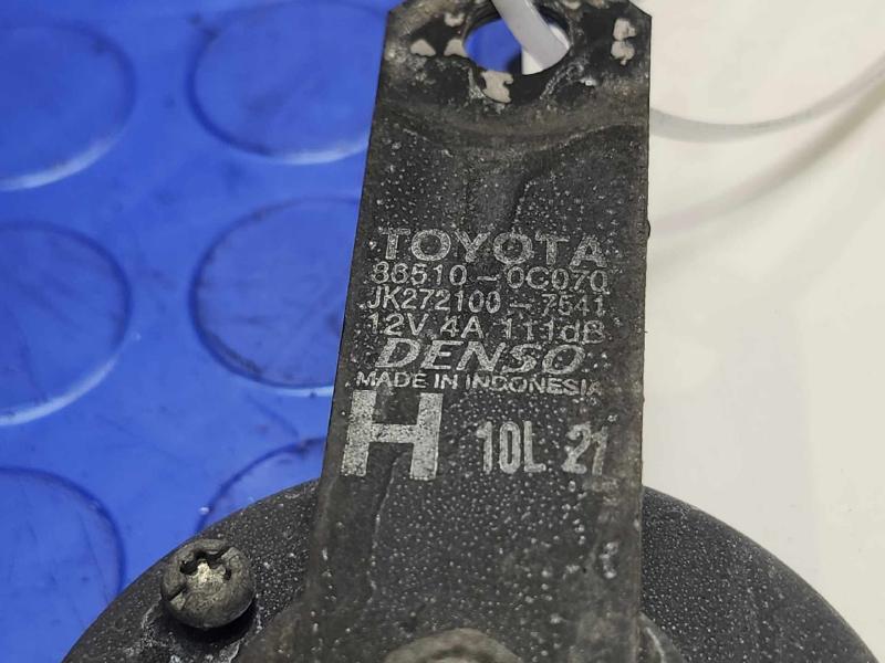 2010-2013 Toyota Highlander High Note Horn Assembly Genuine OEM 865100C070