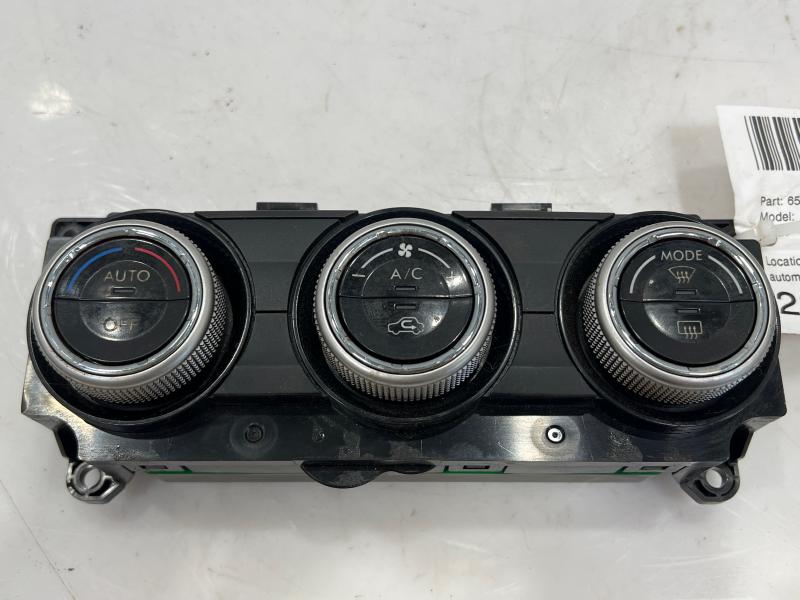 2014 Subaru Crosstrek Heater A/C Control