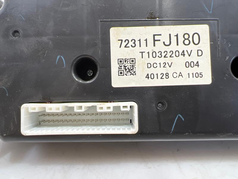 2014 Subaru Crosstrek Heater A/C Control