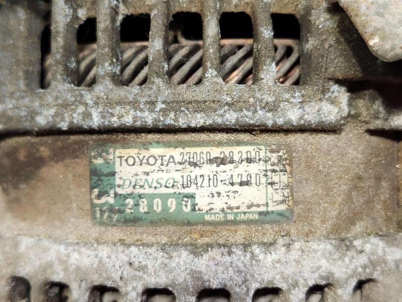 2007 Toyota RAV4 Alternator