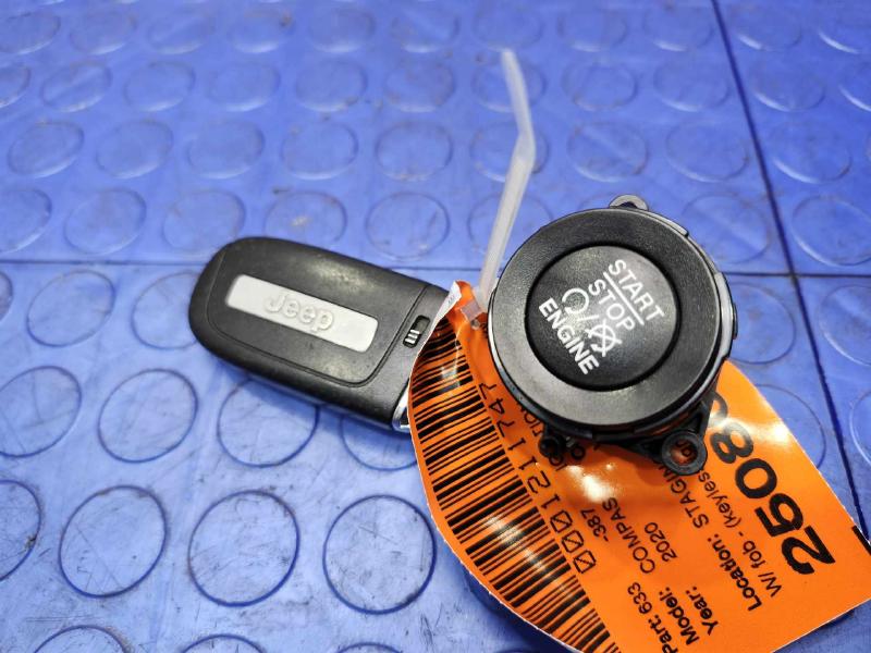 2018-2022 Jeep Compass Keyless Ignition Start Switch Button With FOB OEM 5ZR57LXHAB