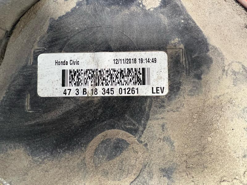 2019 Honda Civic Fuel Tank Assembly