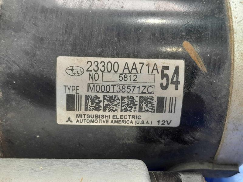 2015-2019 Subaru Outback 2.5L CVT Starter Motor Assembly OEM 23300AA71A