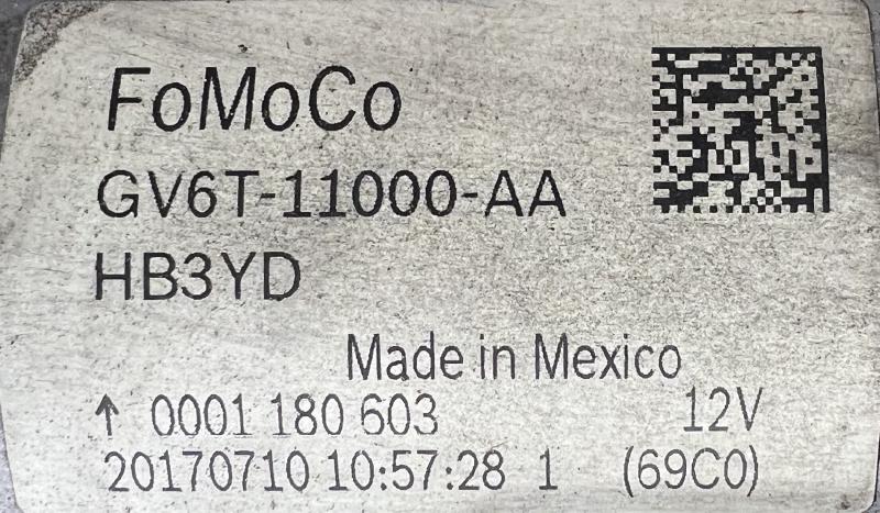 2017 Ford Escape Starter Motor