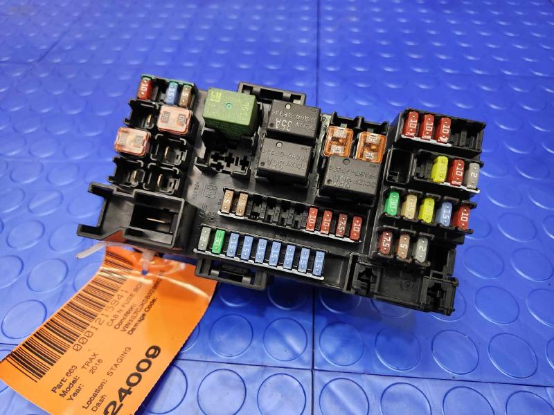 2016 Chevrolet Trax Cabin Fuse Box