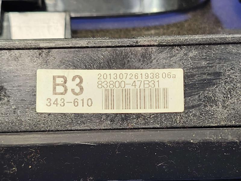 2013 Toyota Prius Speedometer