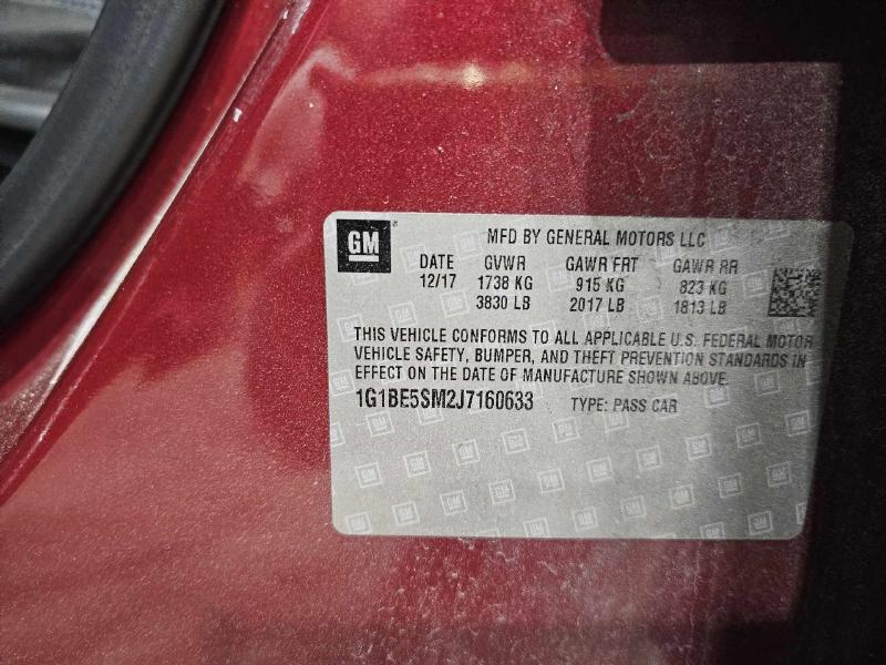 2018 Chevrolet Cruze Air Cond. Evaporator