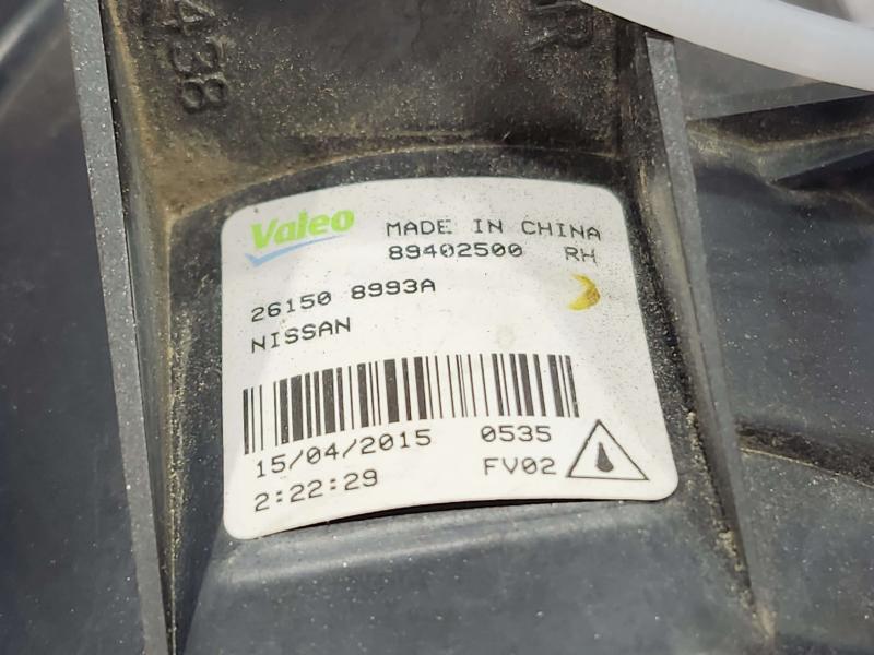 2015 Nissan Murano Fog/Mark/Park/Turn Light/Lamp