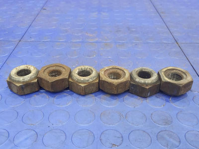 1988-2025 Isuzu NPR OEM Steel Wheel Lug Nuts 6 Pcs Genuine Factory