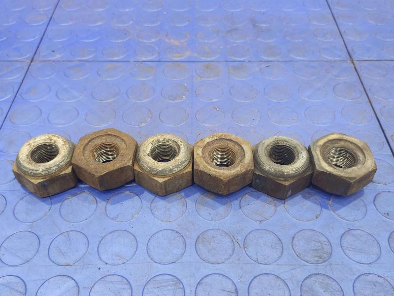 1988-2025 Isuzu NPR OEM Steel Wheel Lug Nuts 6 Pcs Genuine Factory