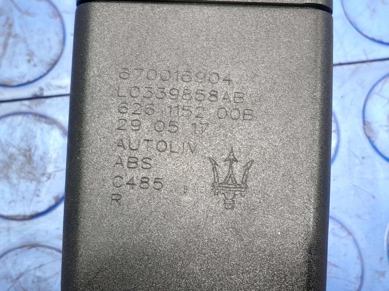 2018 Maserati Ghibli Front Seat Belt
