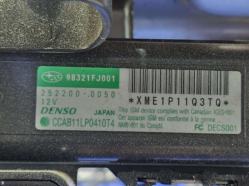 2013 Subaru Crosstrek Seat Track