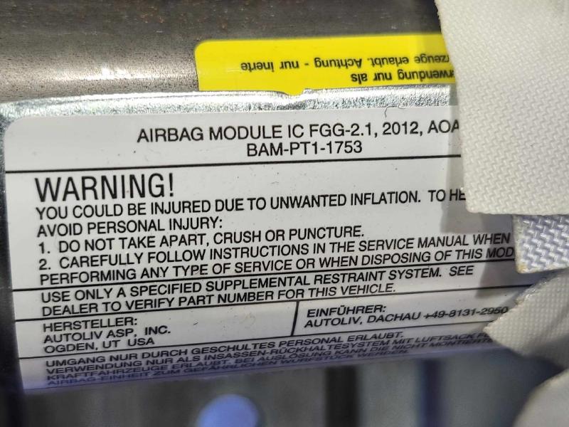 2012 Mercedes ML-Class Air Bag