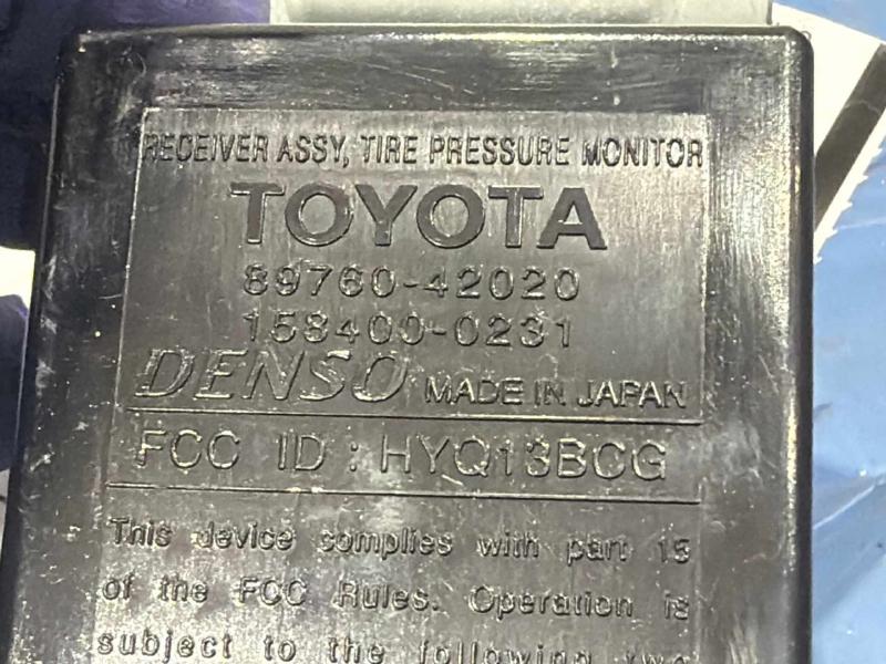 2007 Toyota RAV4 Chassis Brain Box