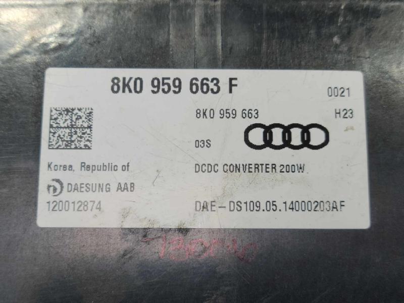 2013-2018 Audi A6 Power Supply Voltage Stabilzier Module OEM 8K0959663F