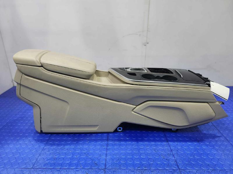 2017-2019 Audi Q7 Center Floor Console Assembly Beige Genuine OEM 4M0863243