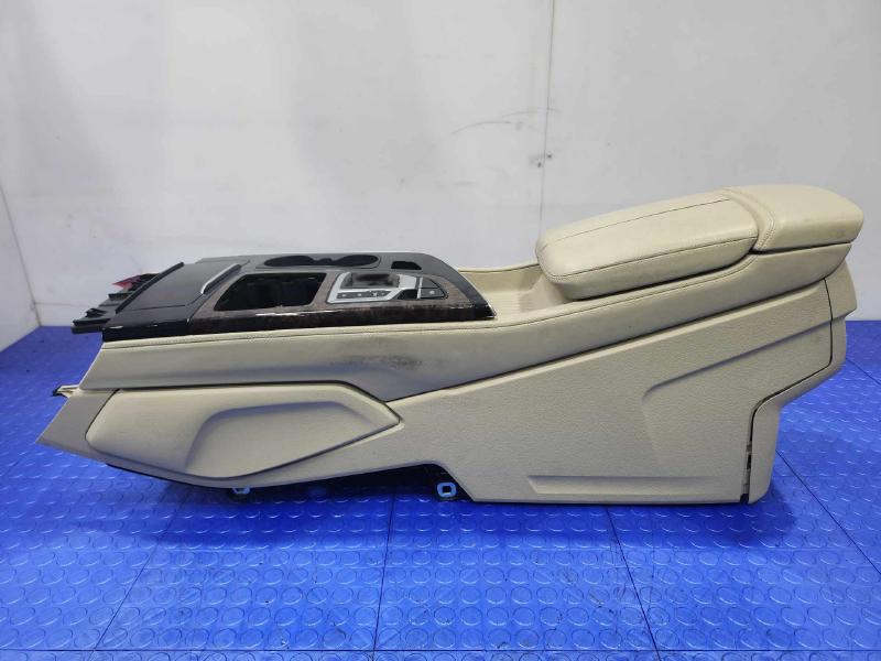 2017-2019 Audi Q7 Center Floor Console Assembly Beige Genuine OEM 4M0863243