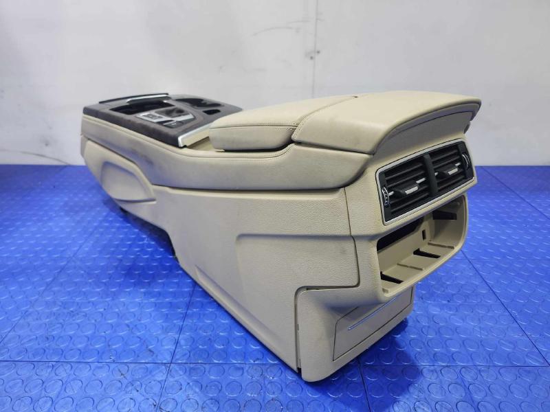 2017-2019 Audi Q7 Center Floor Console Assembly Beige Genuine OEM 4M0863243