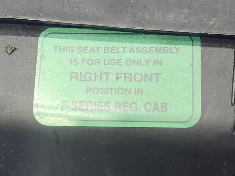 1995 Ford F-150 Front Seat Belt