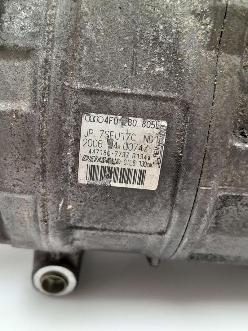 2007 - 2011 Audi S6 5.2L AC Compressor Assembly OEM 4F0260805L