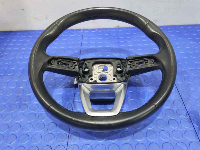 2017-2019 Audi Q7 OEM Steering Wheel NON Heated Black Leather 4M0419091MMJM