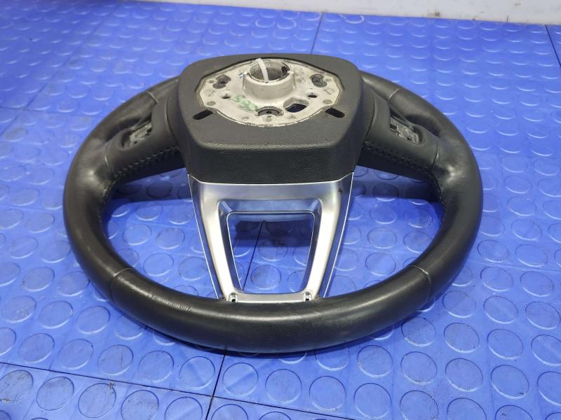 2017-2019 Audi Q7 OEM Steering Wheel NON Heated Black Leather 4M0419091MMJM