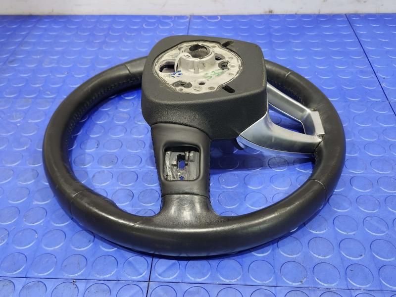 2017-2019 Audi Q7 OEM Steering Wheel NON Heated Black Leather 4M0419091MMJM