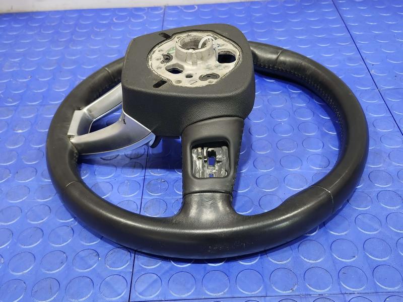 2017-2019 Audi Q7 OEM Steering Wheel NON Heated Black Leather 4M0419091MMJM