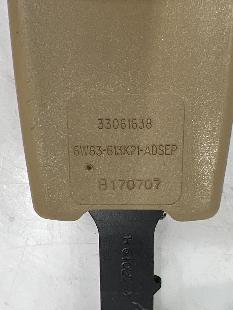 2008 Jaguar XK Rear Seat Belt