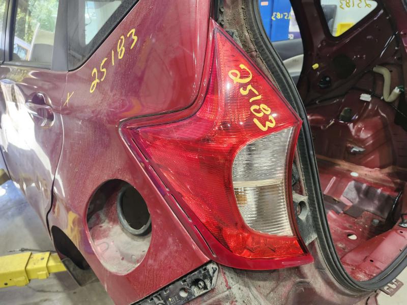 2014 Nissan Versa Tail Light Assembly