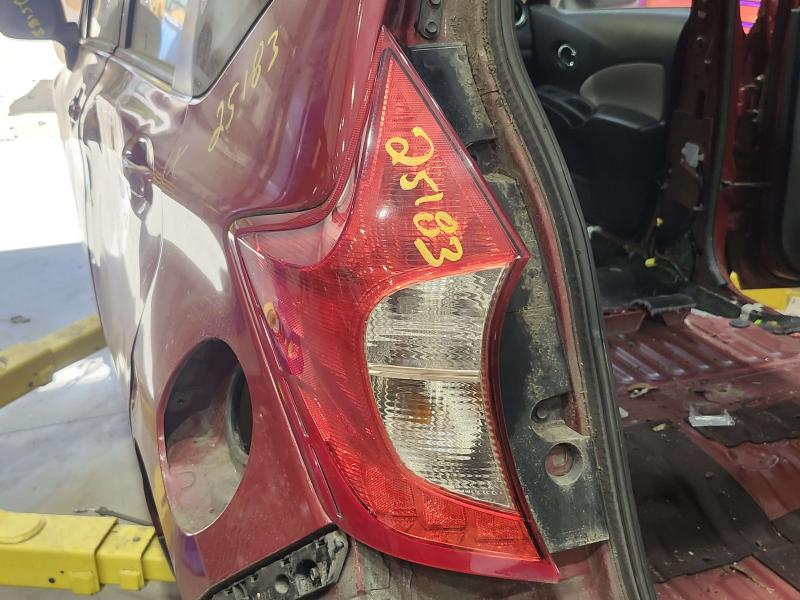 2014 Nissan Versa Tail Light Assembly