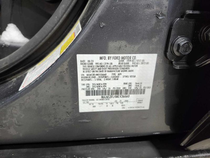2021 Ford EcoSport Air Cond. Evaporator