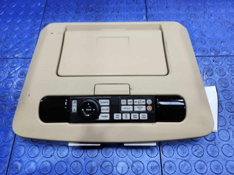 2010-2013 Acura MDX Rear Entertainment DVD Display Screen and Controls Tan OEM 39460STXA04