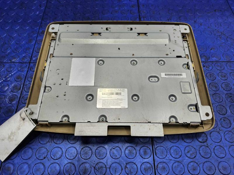 2010-2013 Acura MDX Rear Entertainment DVD Display Screen and Controls Tan OEM 39460STXA04
