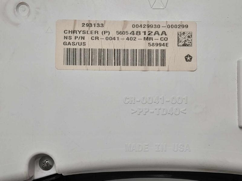 2014 Dodge Journey Instrument Cluster Speedometer 112K OEM 56054812AA