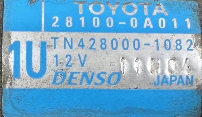 2009 - 2012 Toyota Highlander 3.5L Starter Motor OEM 281000V012