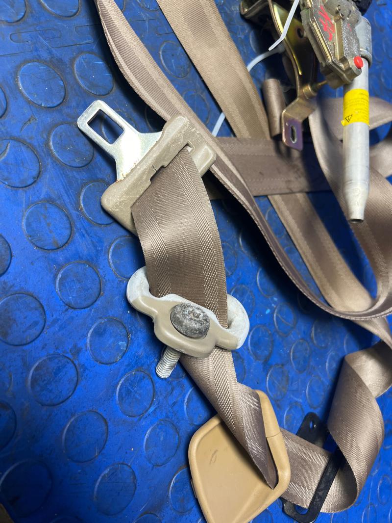 1997 - 1999 Jaguar XK8 Front Seat Belt Retractor RH Passenger Side Oatmeal OEM HJA7010ABAGD