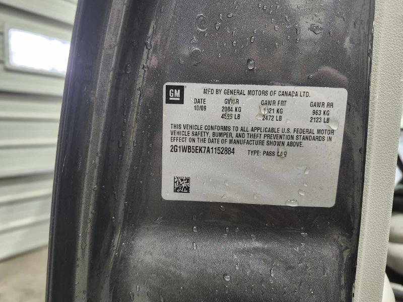 2010 Chevrolet Impala Air Bag