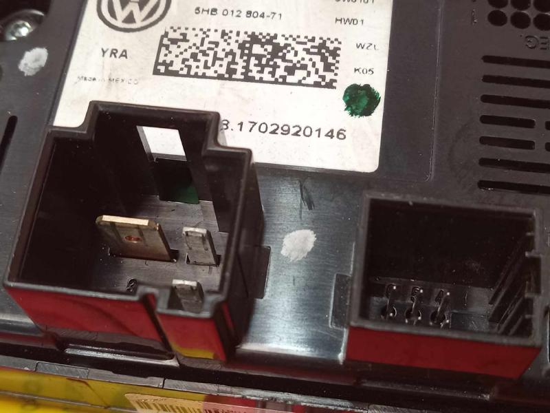 2018 Volkswagen Atlas Rear Automatic Temperature Climate Control Panel OEM 3CN907049A