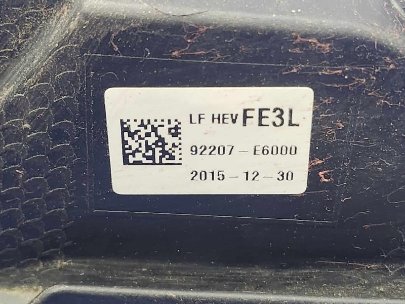 2016 Hyundai Sonata Fog/Mark/Park/Turn Light/Lamp