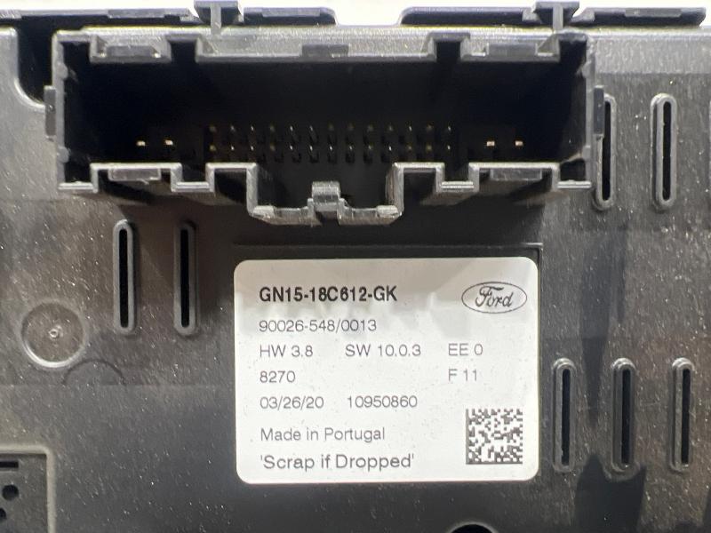 2021 Ford EcoSport Heater A/C Control