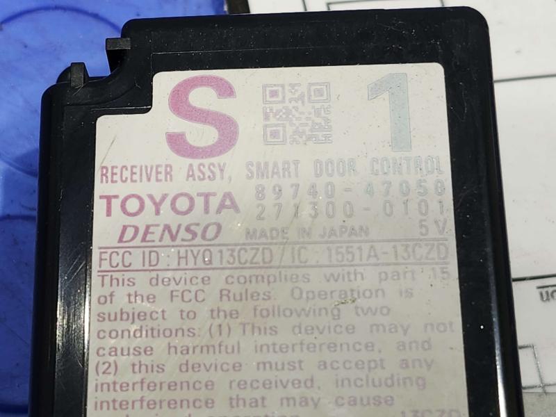 2010 Toyota Prius Chassis Brain Box