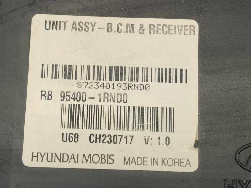 2017 Hyundai Accent Chassis Brain Box