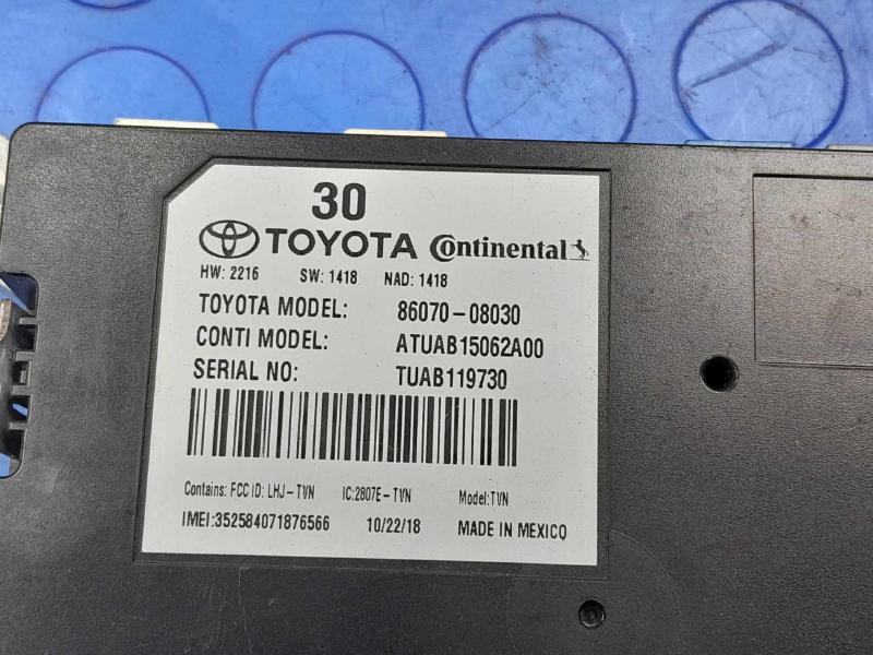 2019 Toyota Sienna Chassis Brain Box